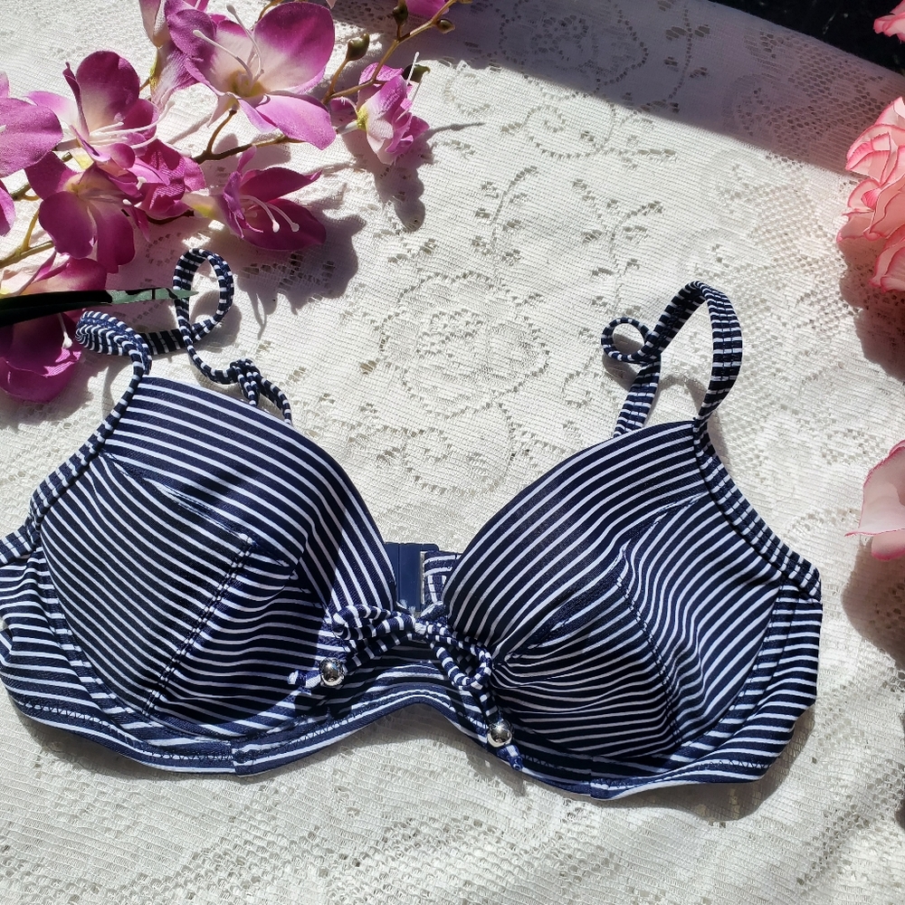 Stripe Bikini Top